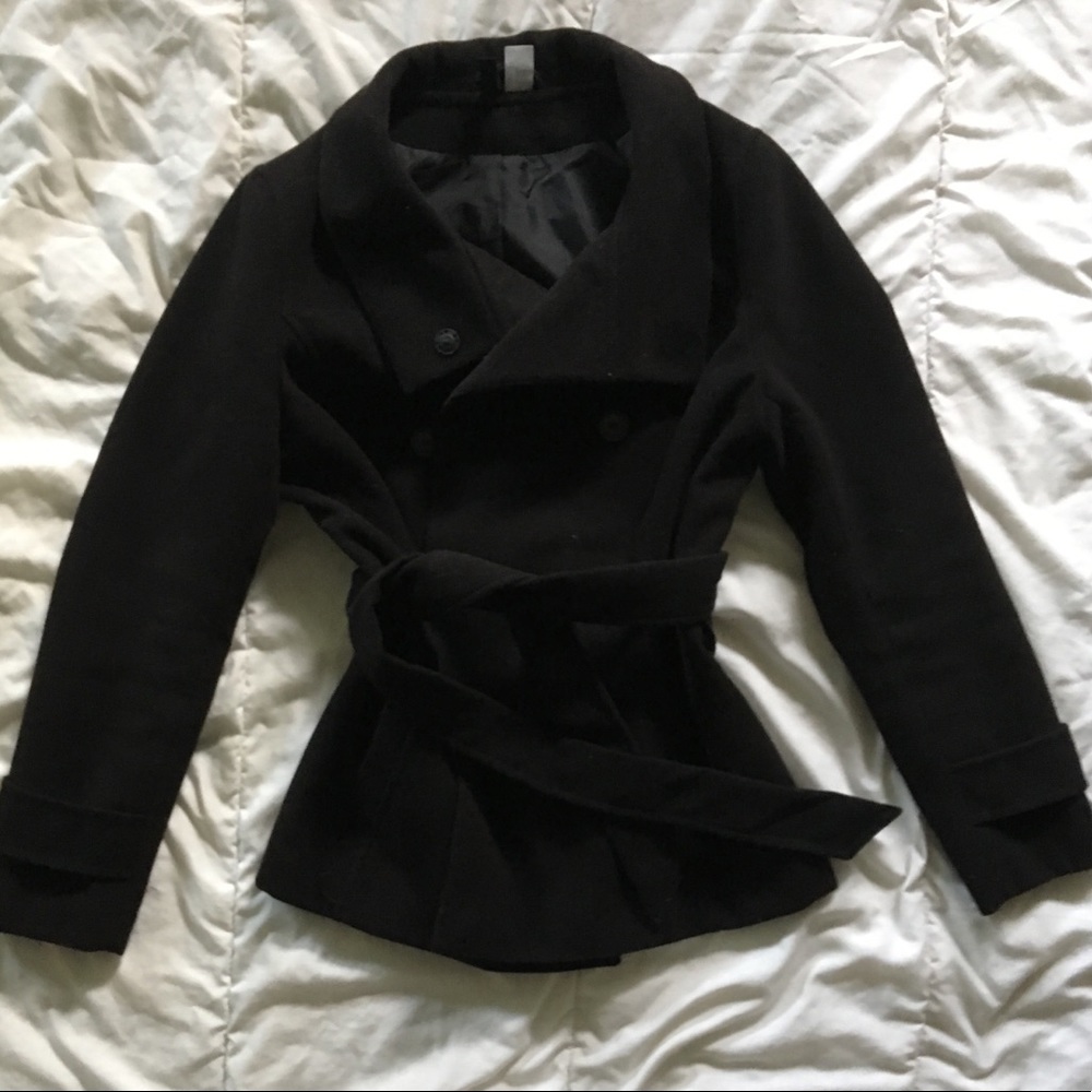 Black Pea Coat (HM)